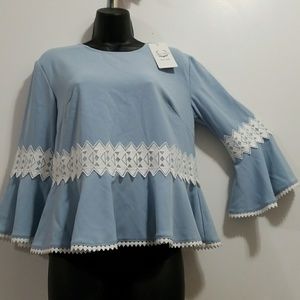 NWT MISS FINCH BRAND NEW BLOUSE